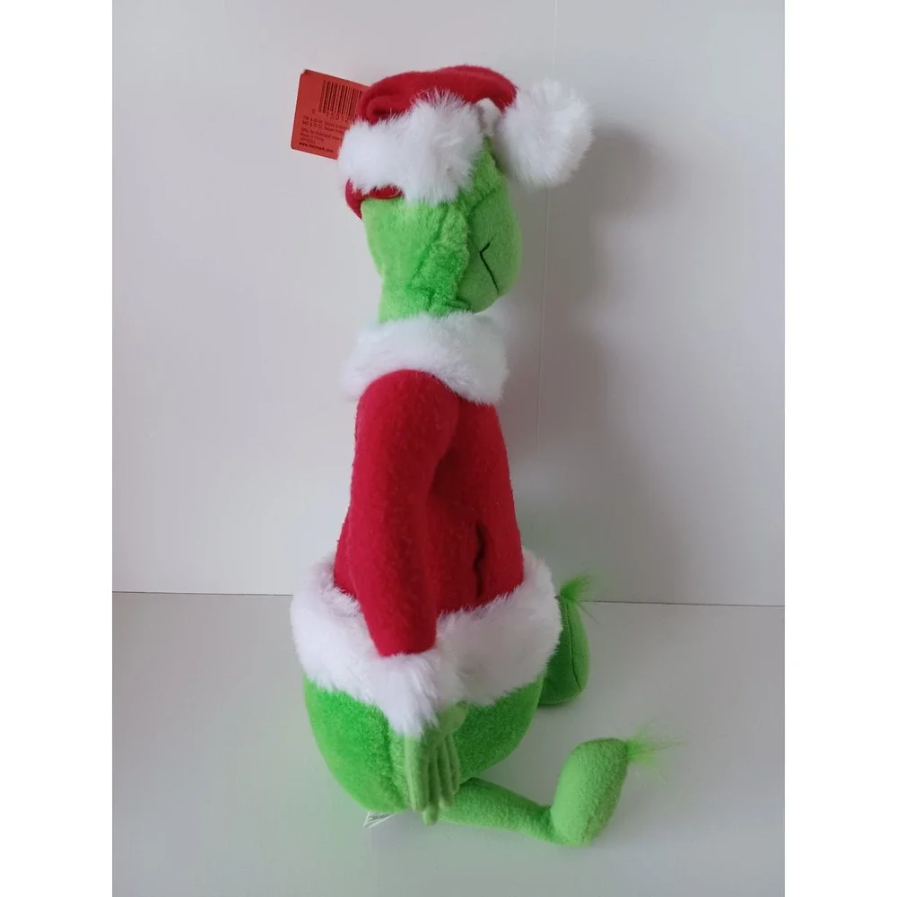 Vintage Hallmark The Grinch As Santa Christmas Plush Stuffed Animal Collectible